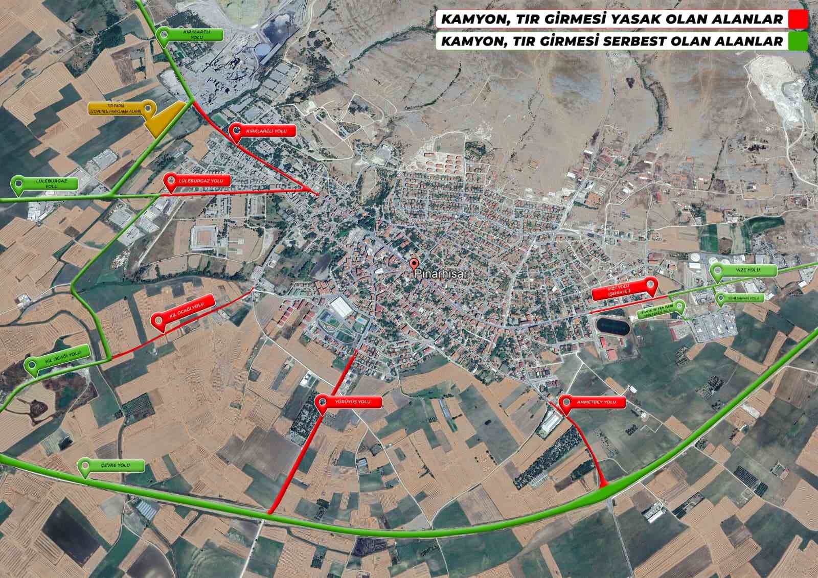 Şehir trafiğini rahatlatacak karar: Zorunlu tır parkı uygulaması başladı
