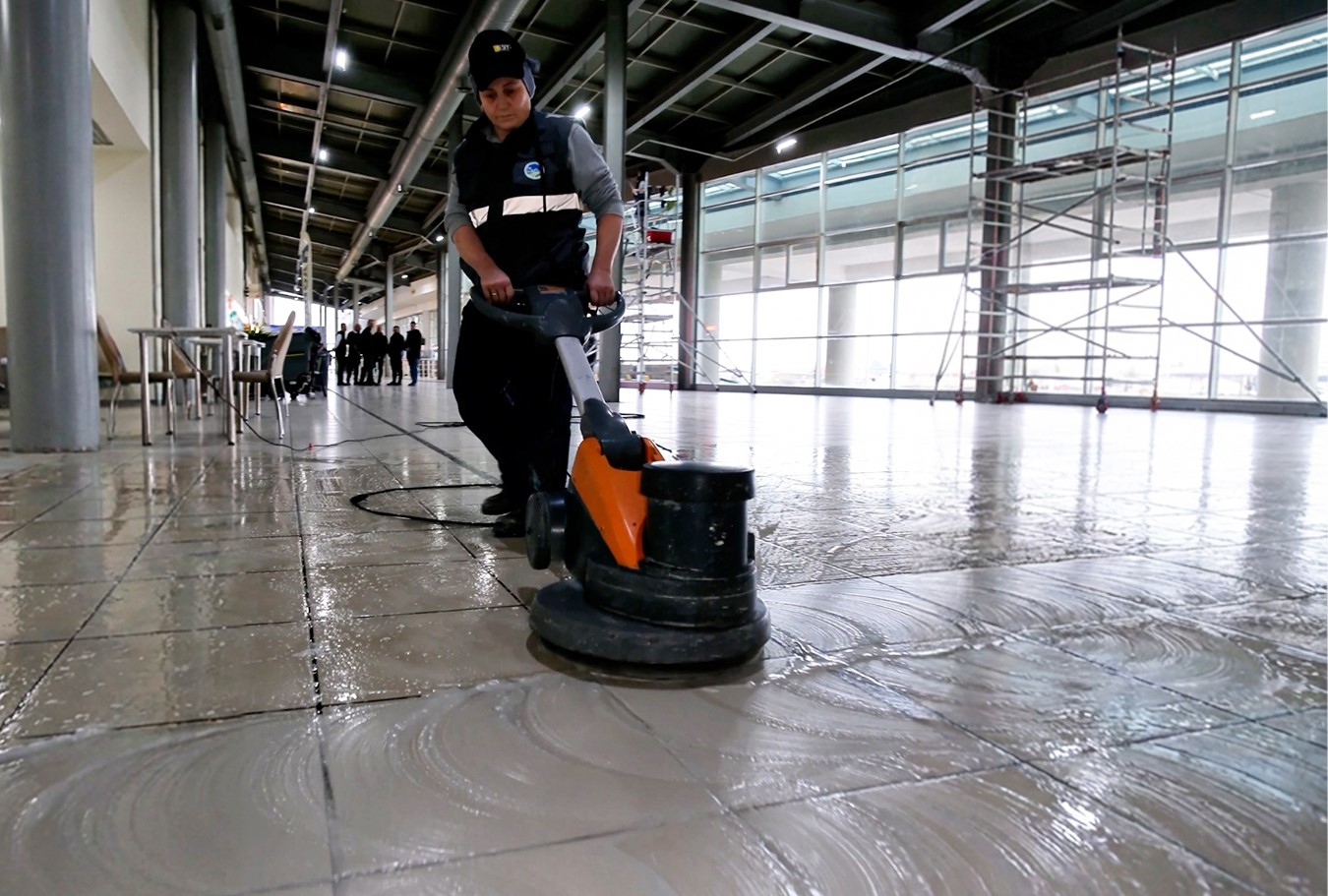 Şehirlerarası Otobüs Terminali’nde genel temizlik çalışması yapıldı
