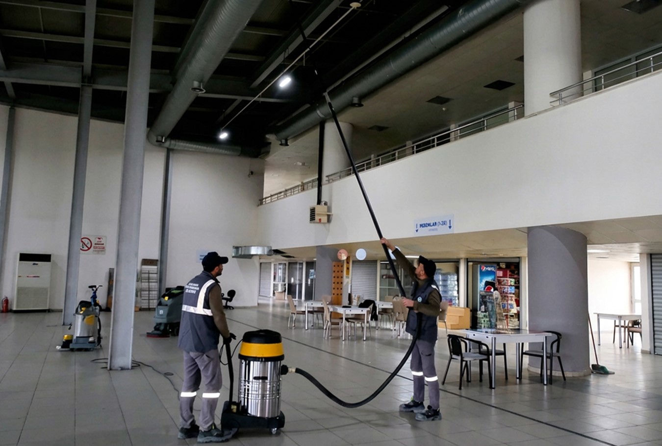 Şehirlerarası Otobüs Terminali’nde genel temizlik çalışması yapıldı
