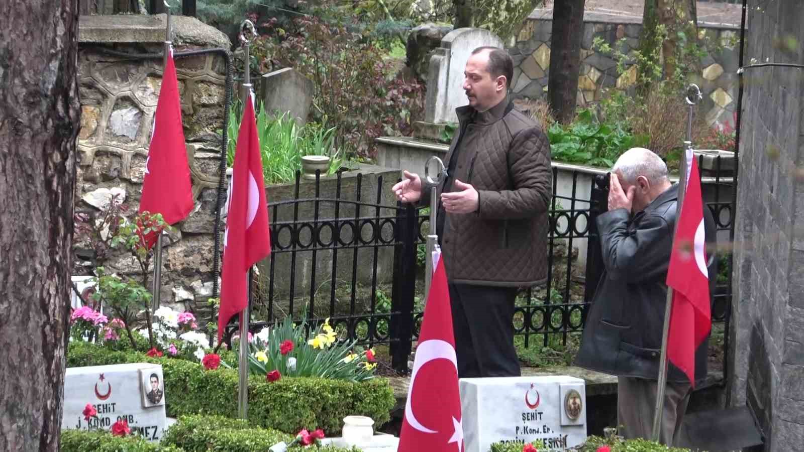 Şehit ailelerinden bayram ziyareti
