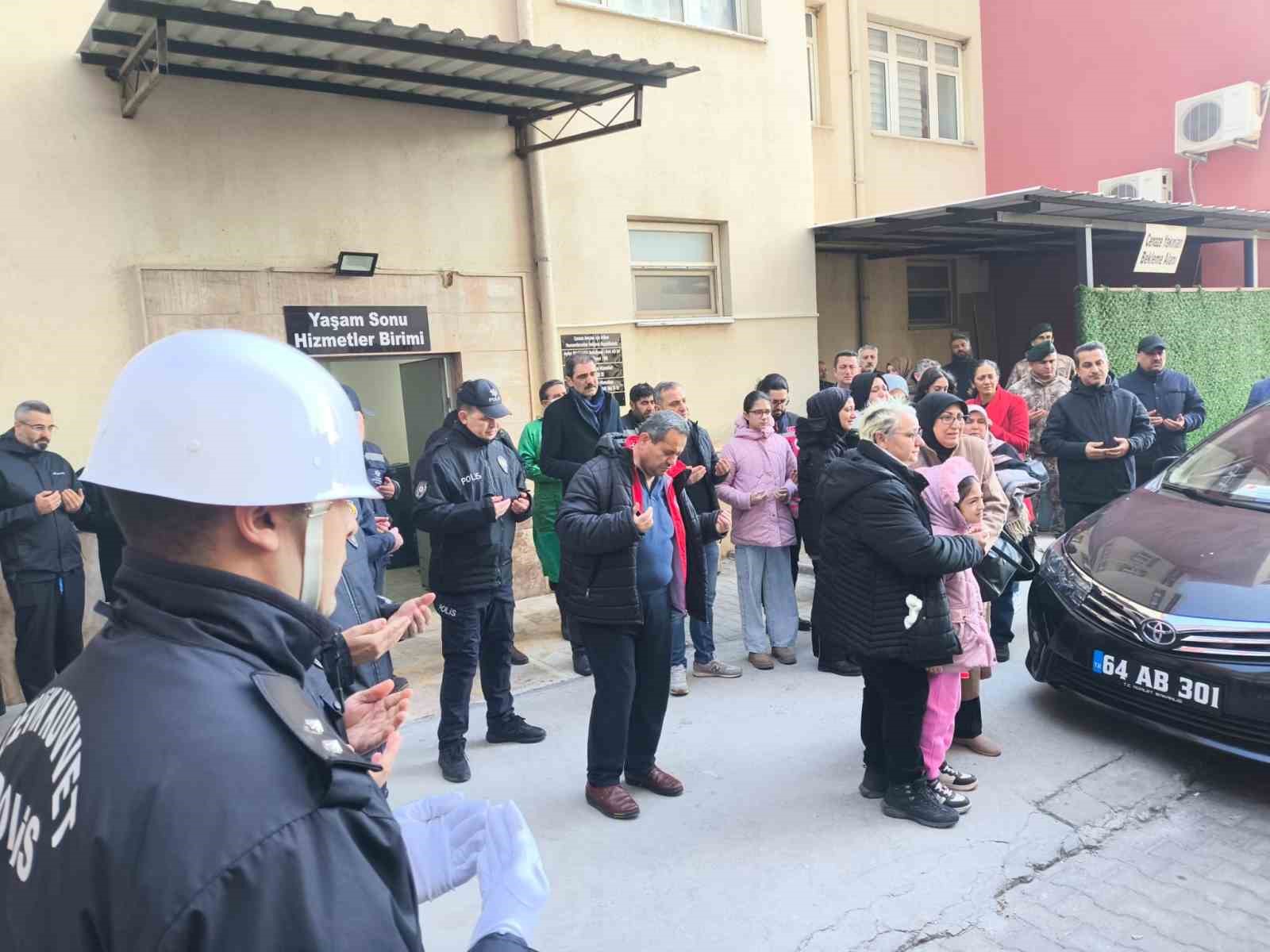 Şehit polis memuru Aydın’dan memleketine uğurlandı
