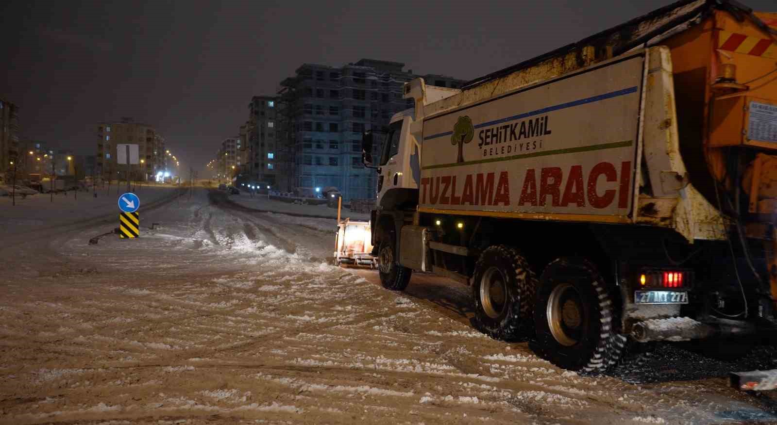 Şehitkamil’de hayat aksamadı
