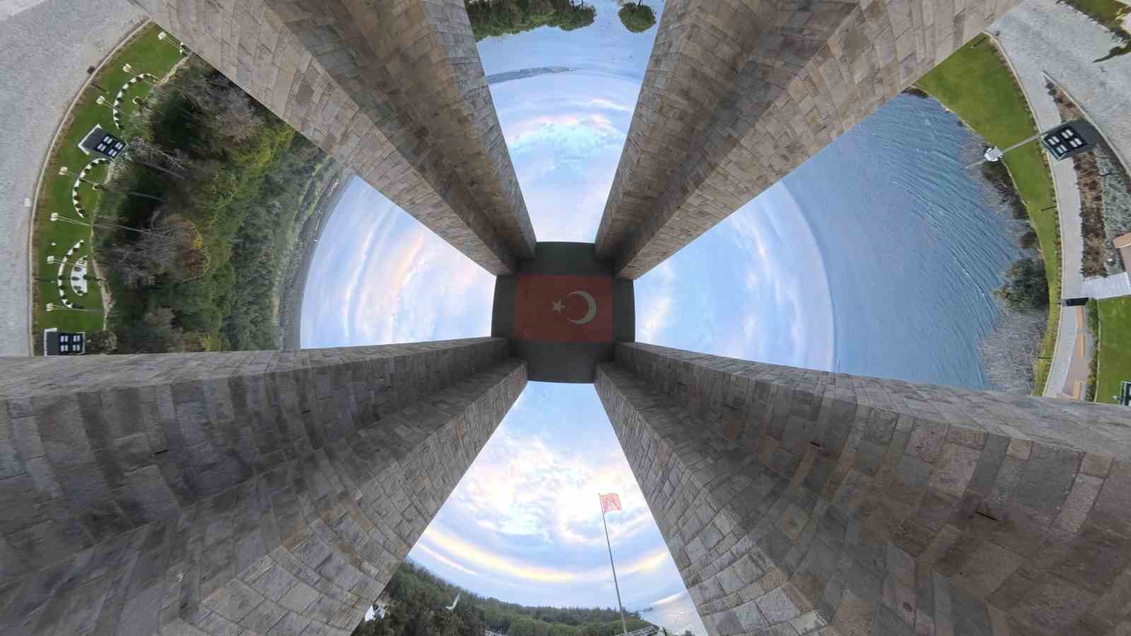 Şehitler Abidesi 360 derece kamera ile görüntülendi

