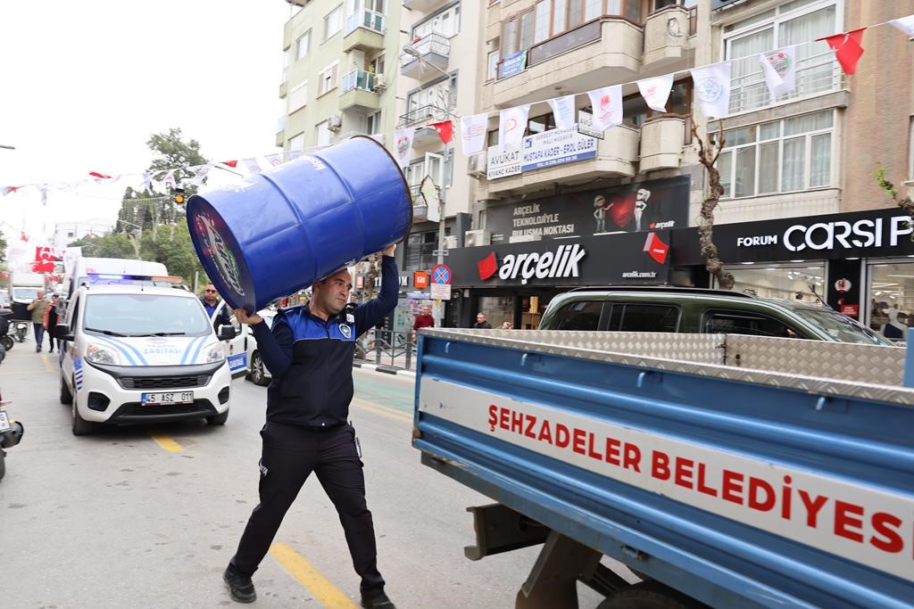 Şehzadeler’de ortak işgaliye denetimi
