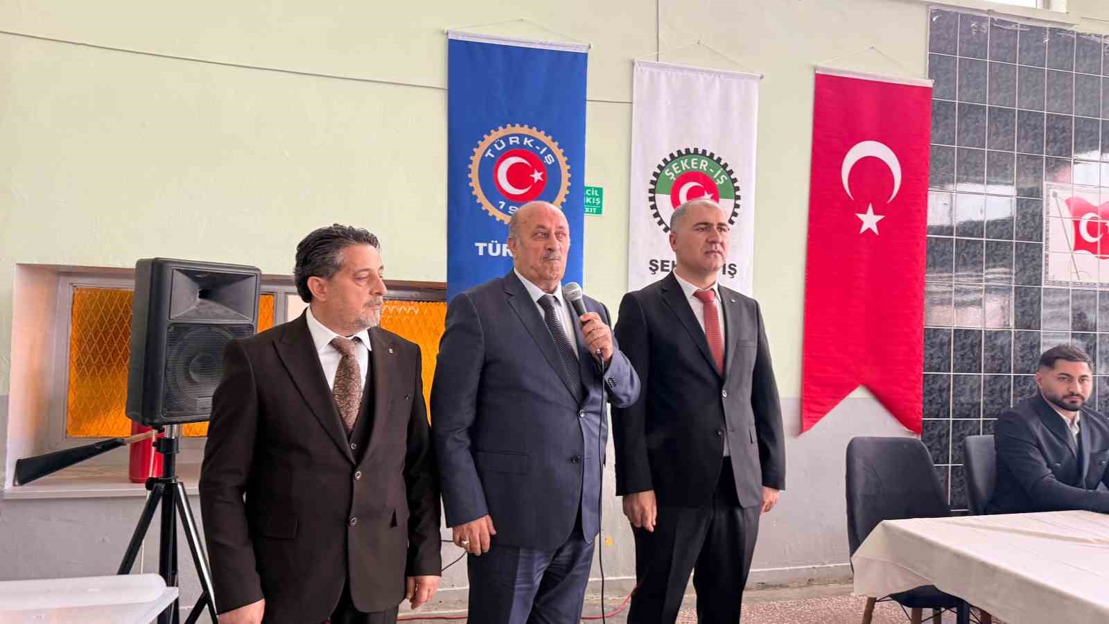 Şeker-İş Ağrı Şube Başkanlığına Önder Doğan seçildi
