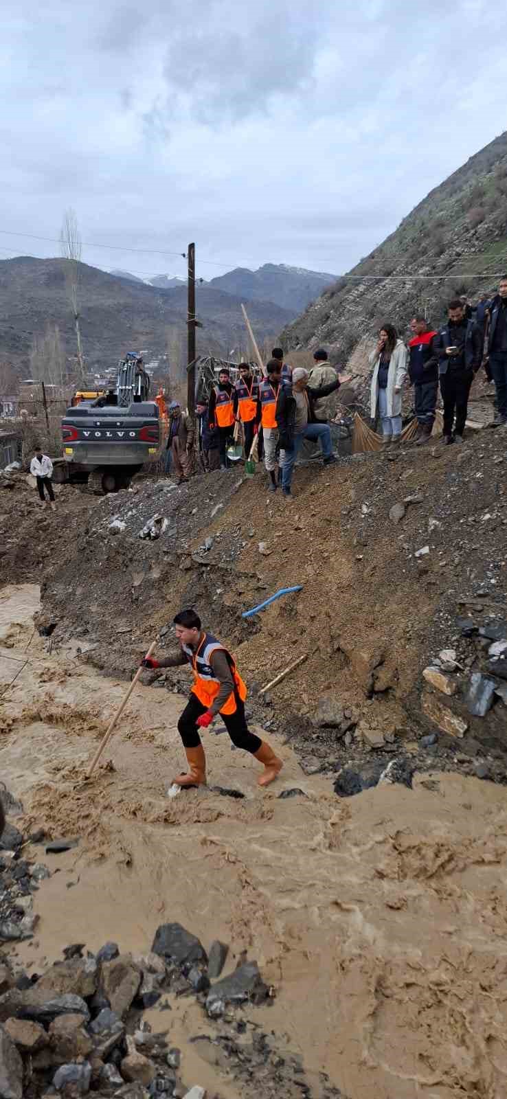 Sel sonrası 50 hayvan telef oldu, 2 ahır kullanılamaz hale geldi
