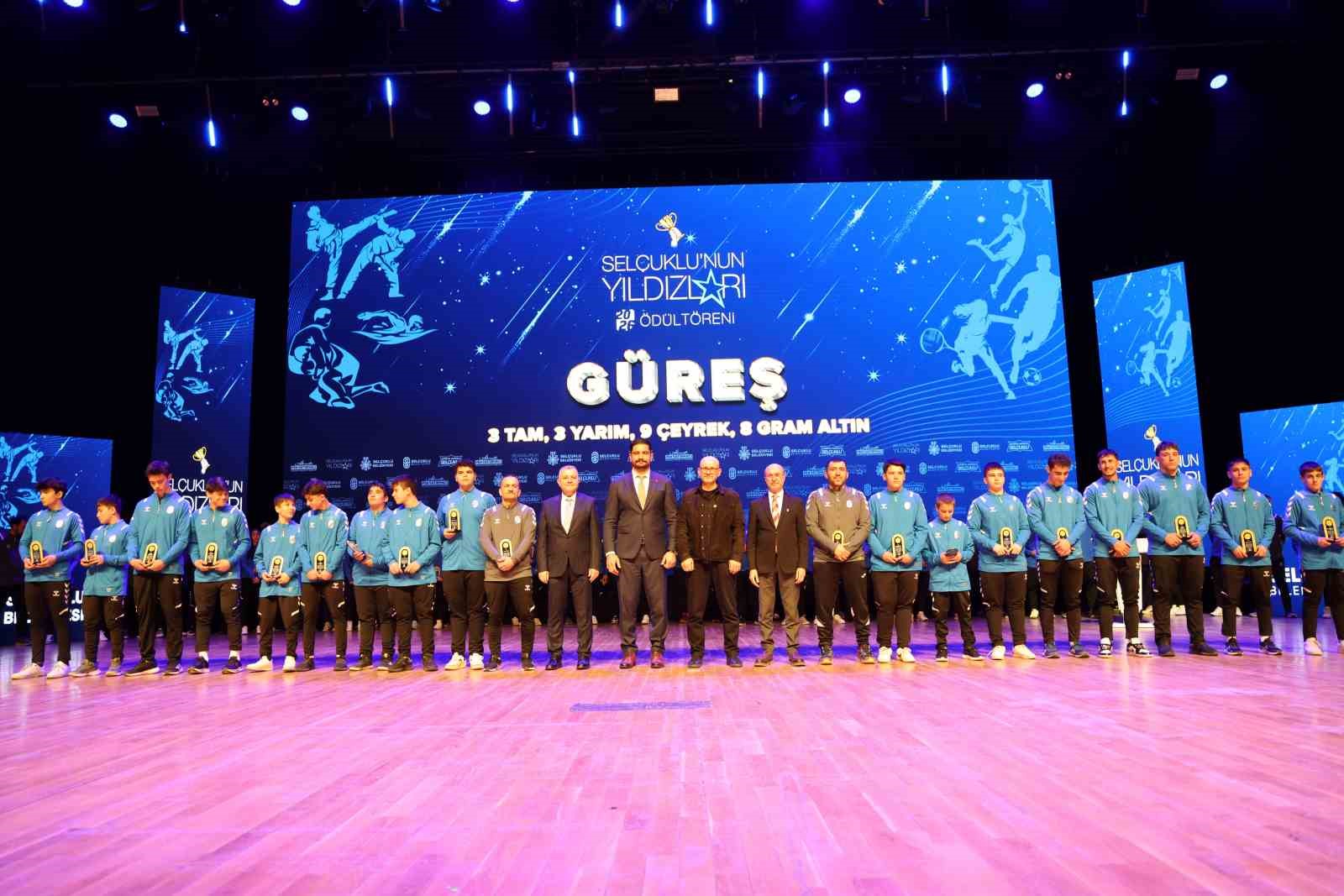 Selçuklu’nun yıldızları ödüllendirildi
