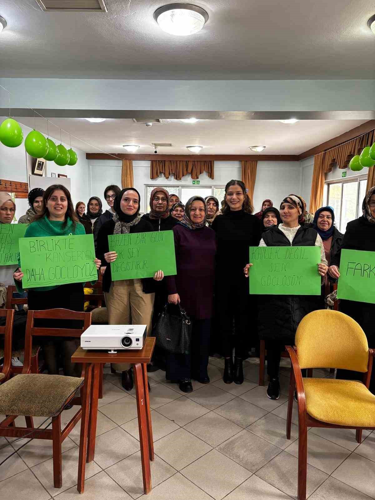 Serviks kanserine karşı farkındalık eğitimi
