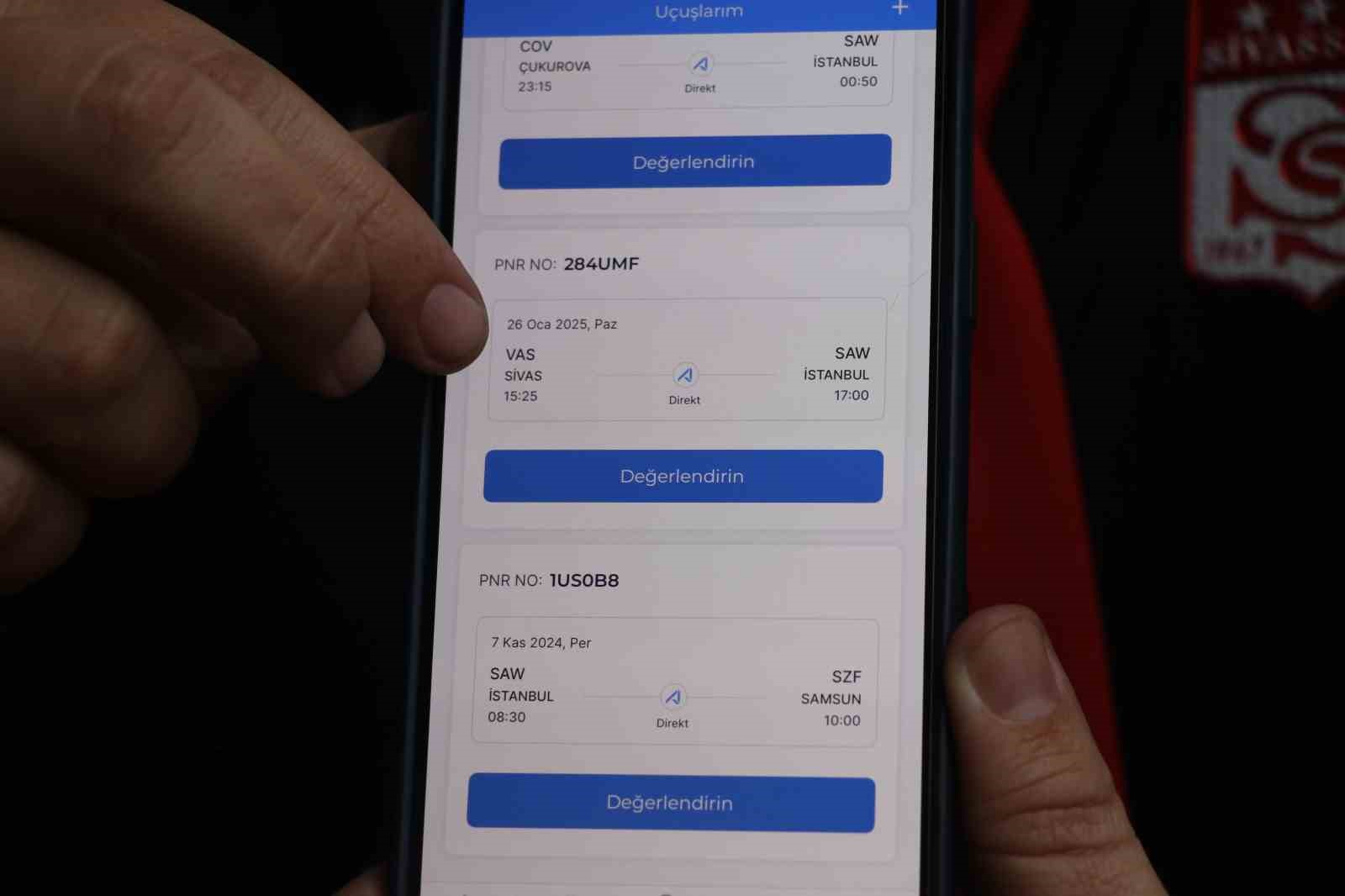 Sevgililer gününde eşini yalnız bırakıp Sivasspor’u seçti
