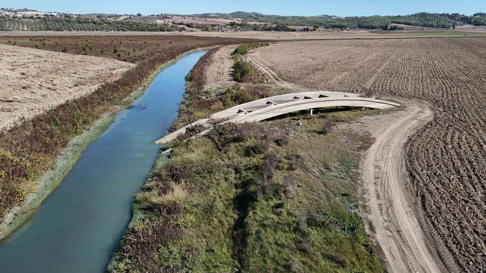 Seyhan Baraj Gölü’ndeki kuraklık ve sonrası dron ile görüntülendi
