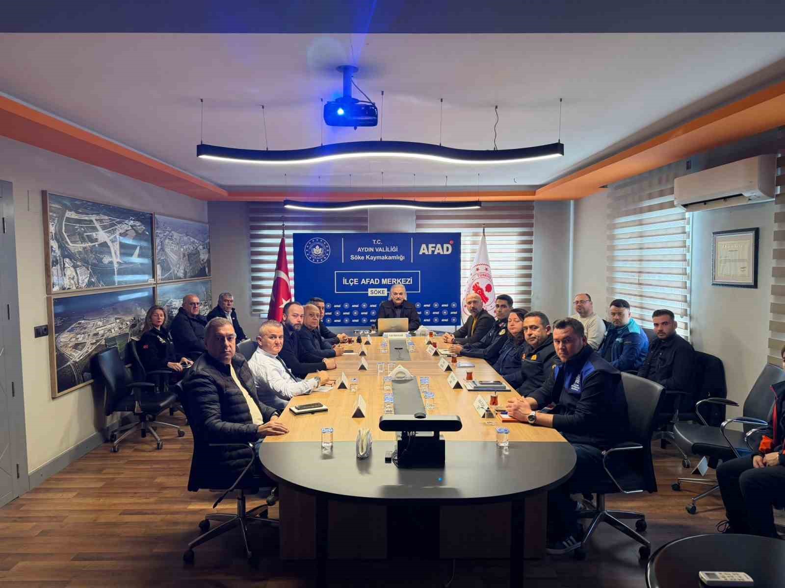 Şiddetli yağış öncesi AFAD koordinasyon toplantısı yapıldı
