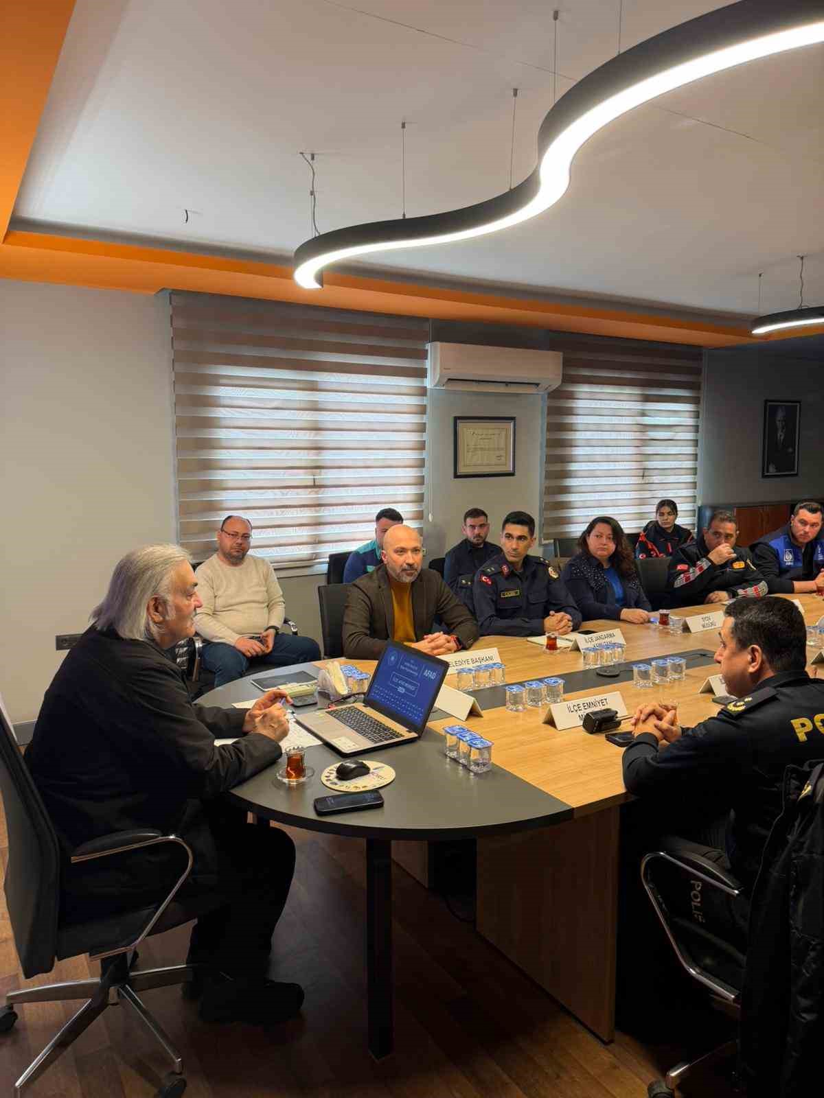 Şiddetli yağış öncesi AFAD koordinasyon toplantısı yapıldı
