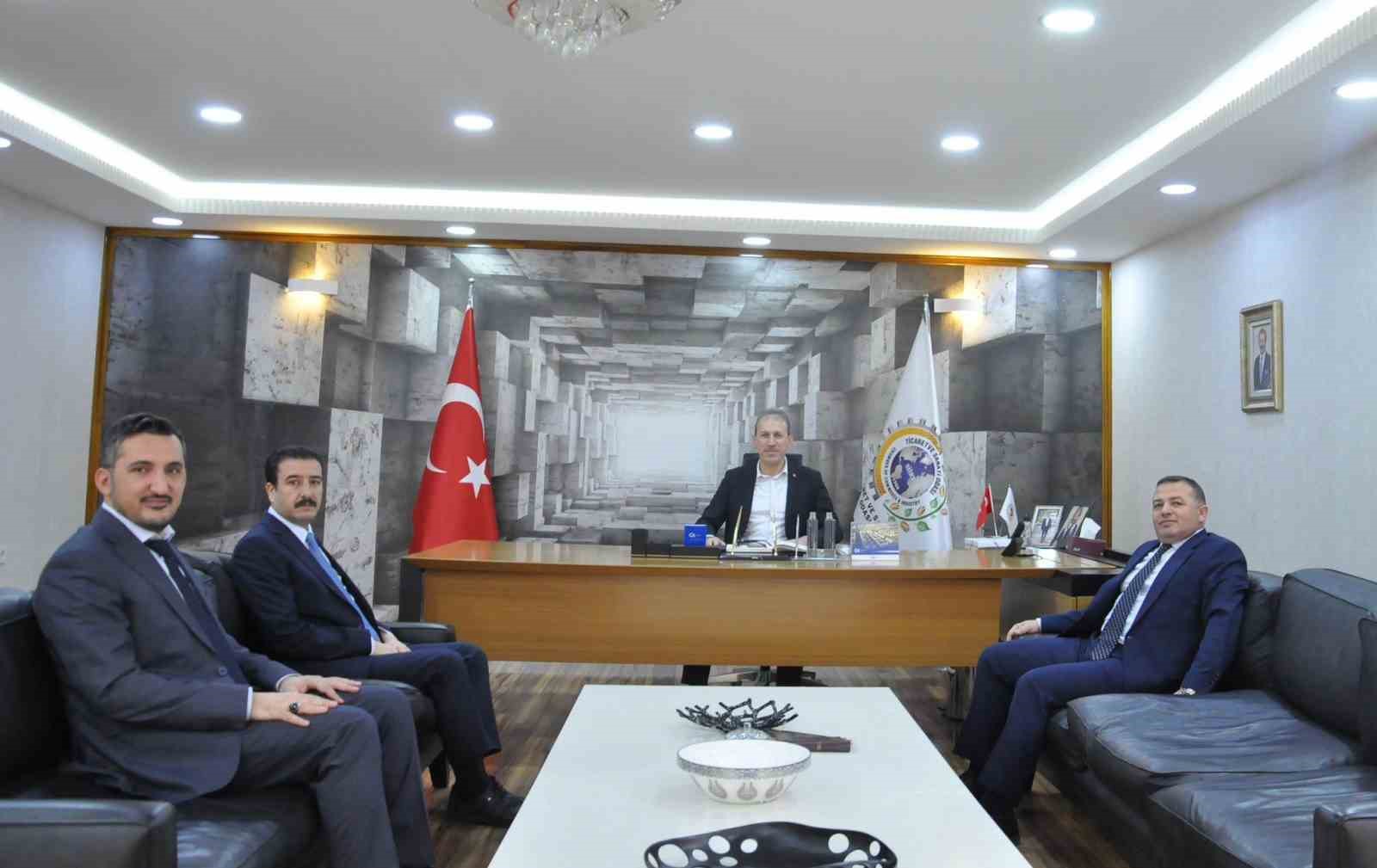 Siirt TSO defterdarlık heyetini kabul etti
