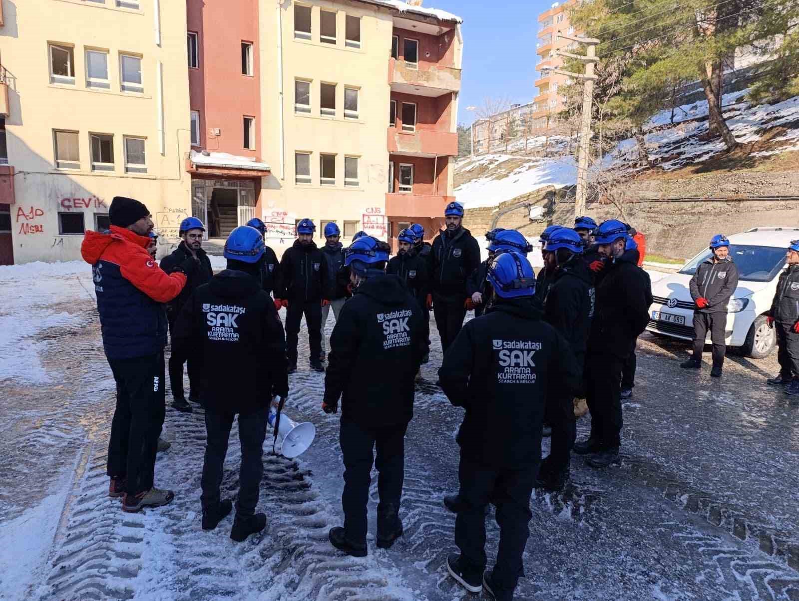 Siirt’te afetlere hazırlık için teorik ve saha akreditasyon eğitimi
