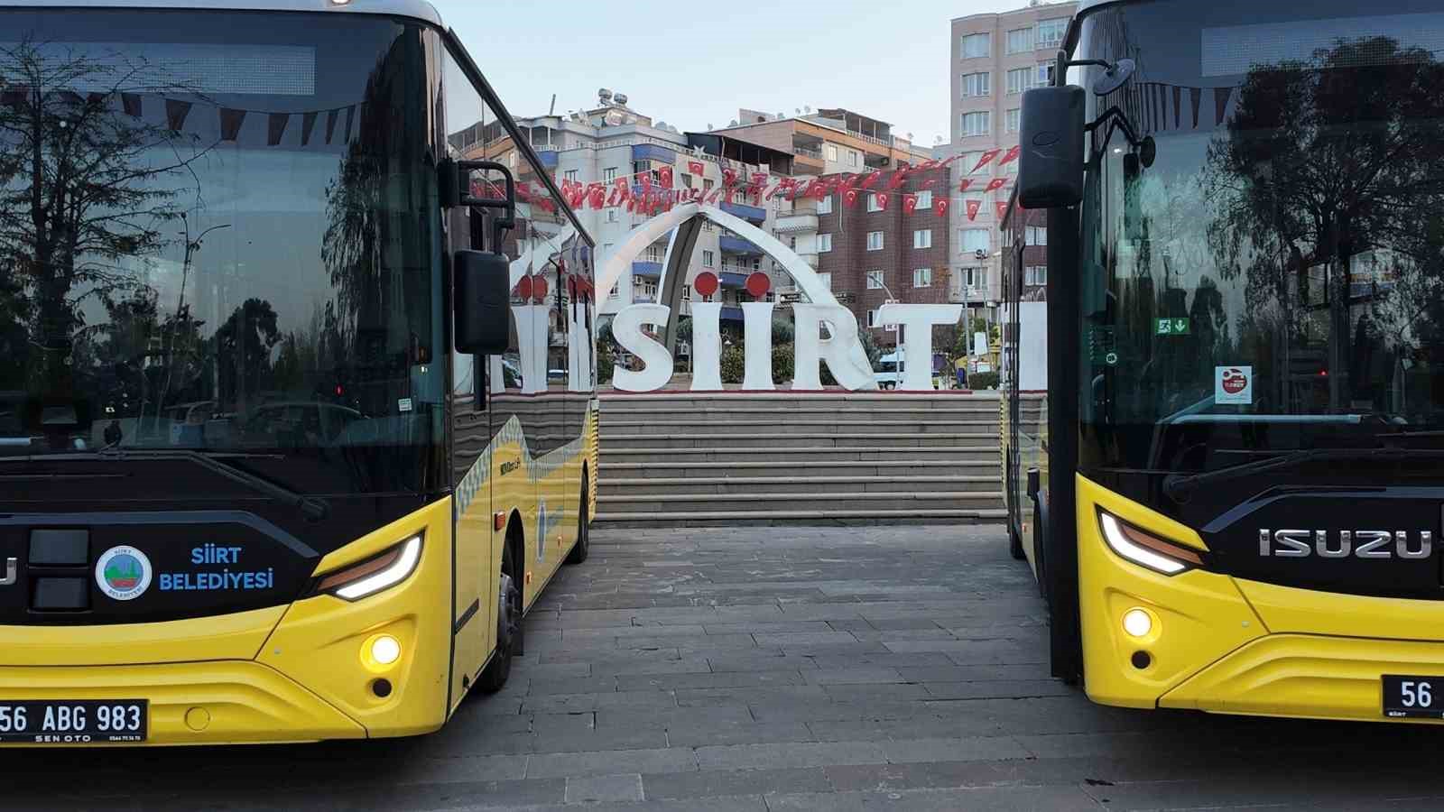 Siirt’te belediye otobüslerinde ek sefer
