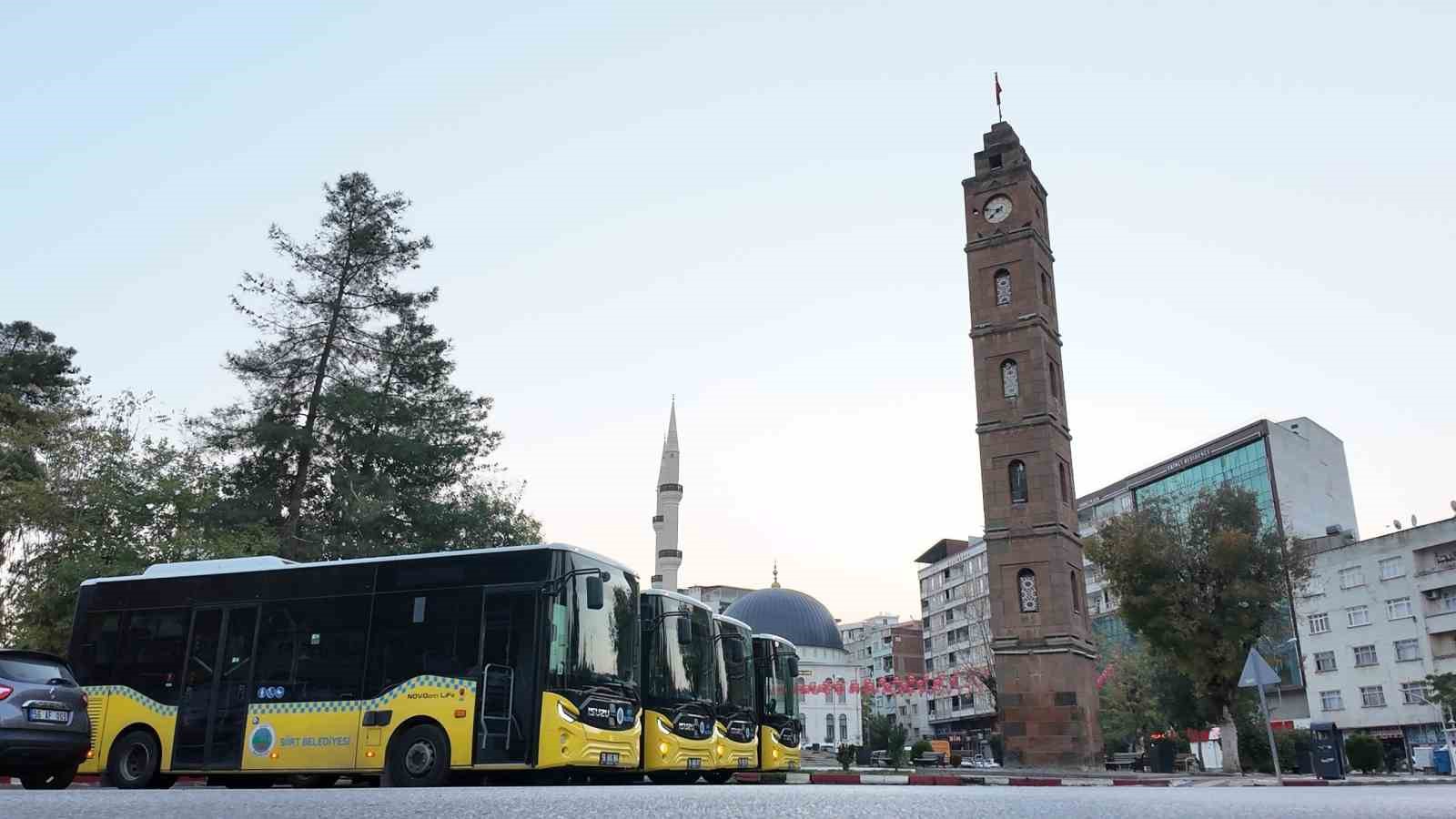Siirt’te belediye otobüslerinde ek sefer
