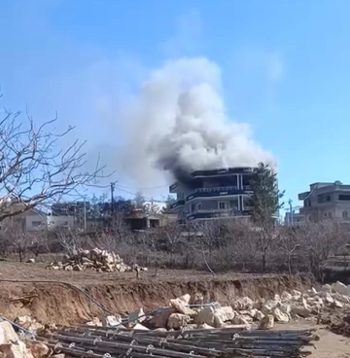 Siirt’te ev yangını
