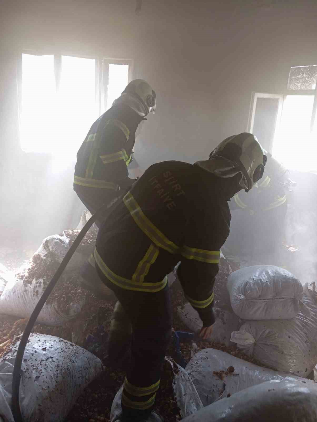 Siirt’te ev yangını
