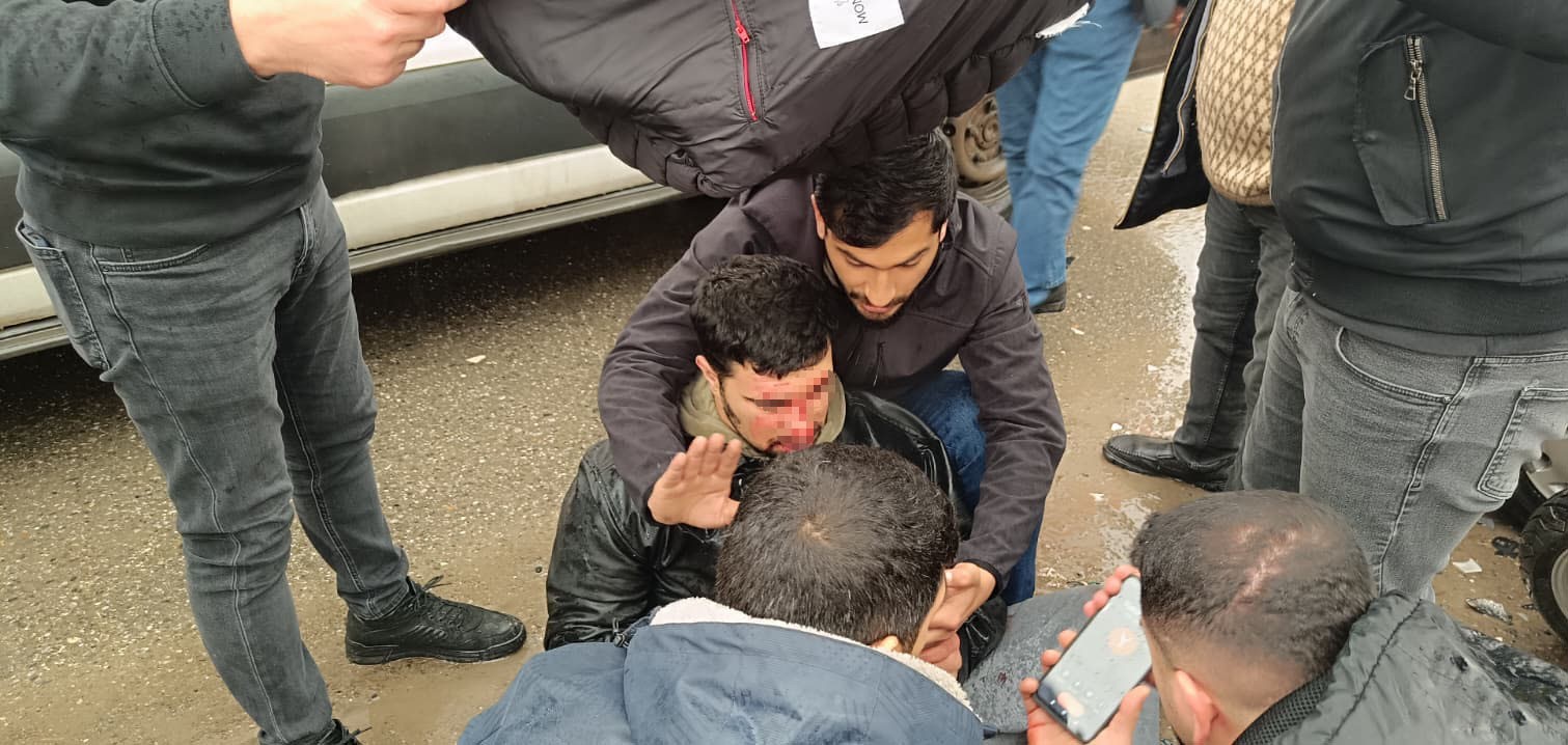 Siirt’te hafif ticari araç ile motosiklet çarpıştı: 1 yaralı
