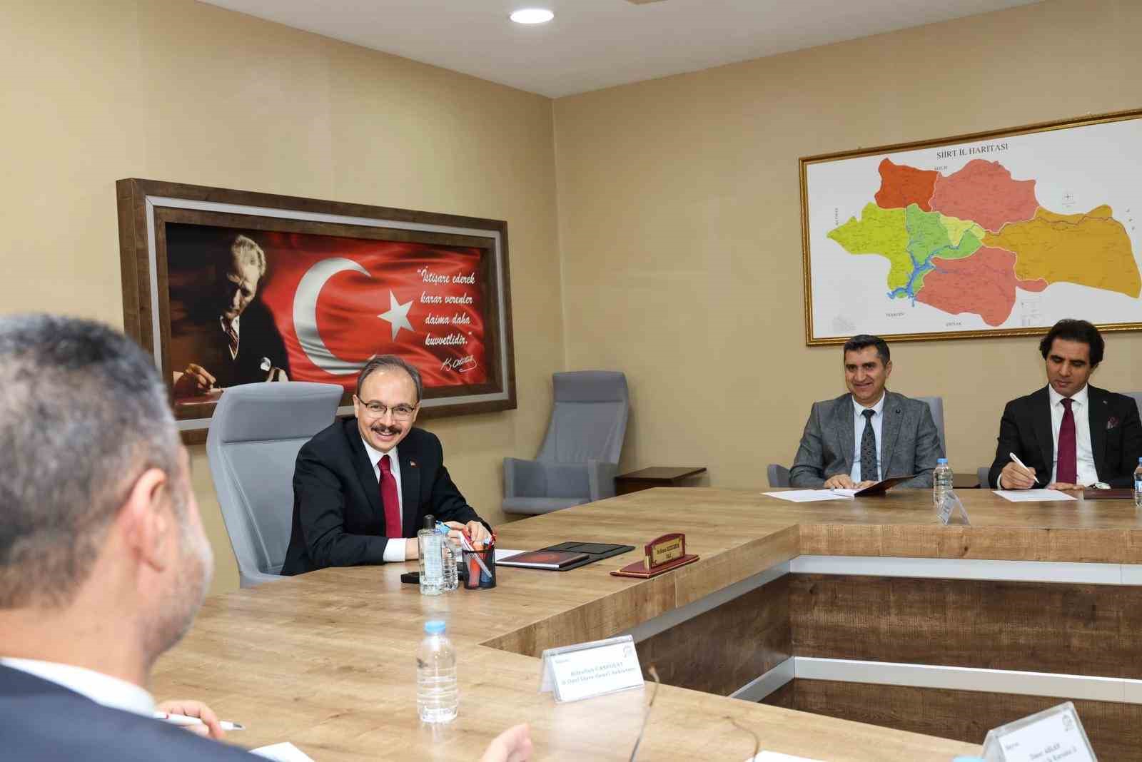 Siirt’te istihdamın arttırılmasına yönelik yapılacak çalışmalar değerlendirildi
