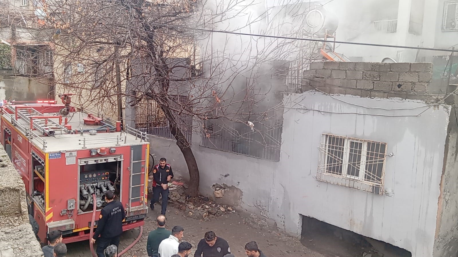 Siirt’te müstakil evde yangın
