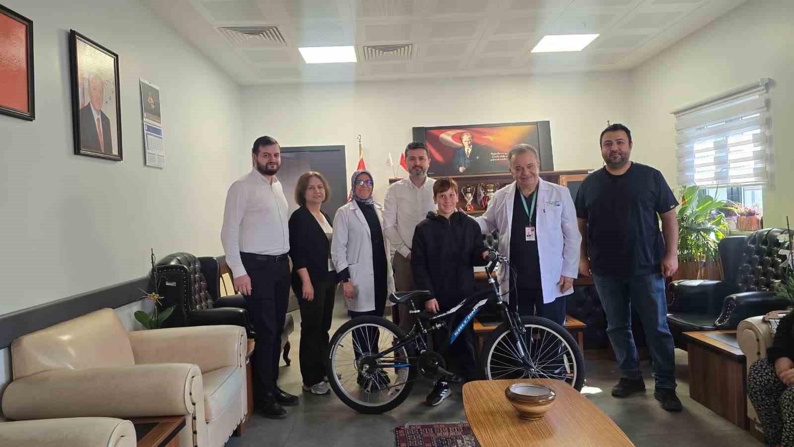 Şikayet kutusundan bisiklet çıktı
