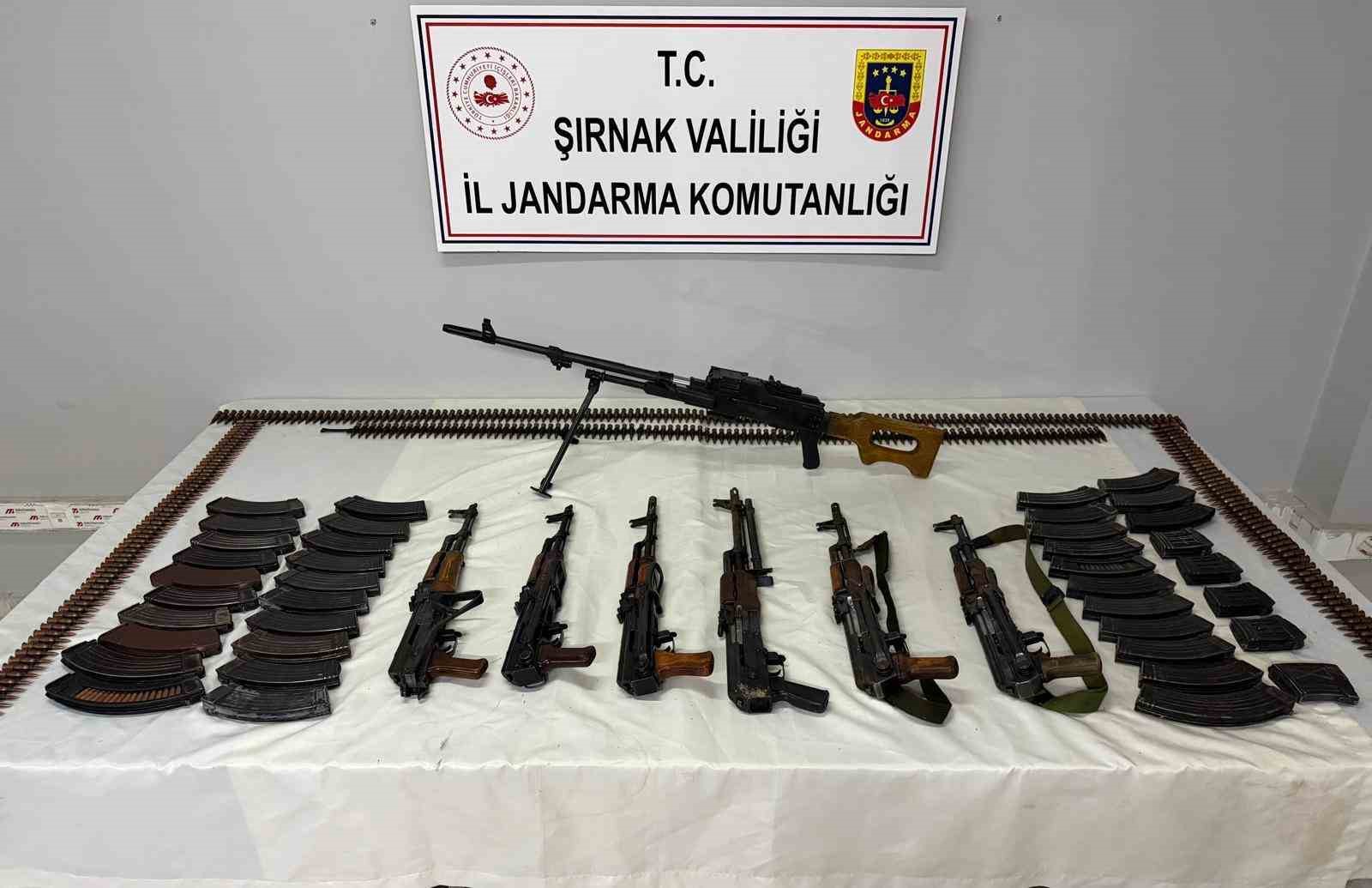 Silopi’de cephanelik ele geçirildi: 6 tutuklama
