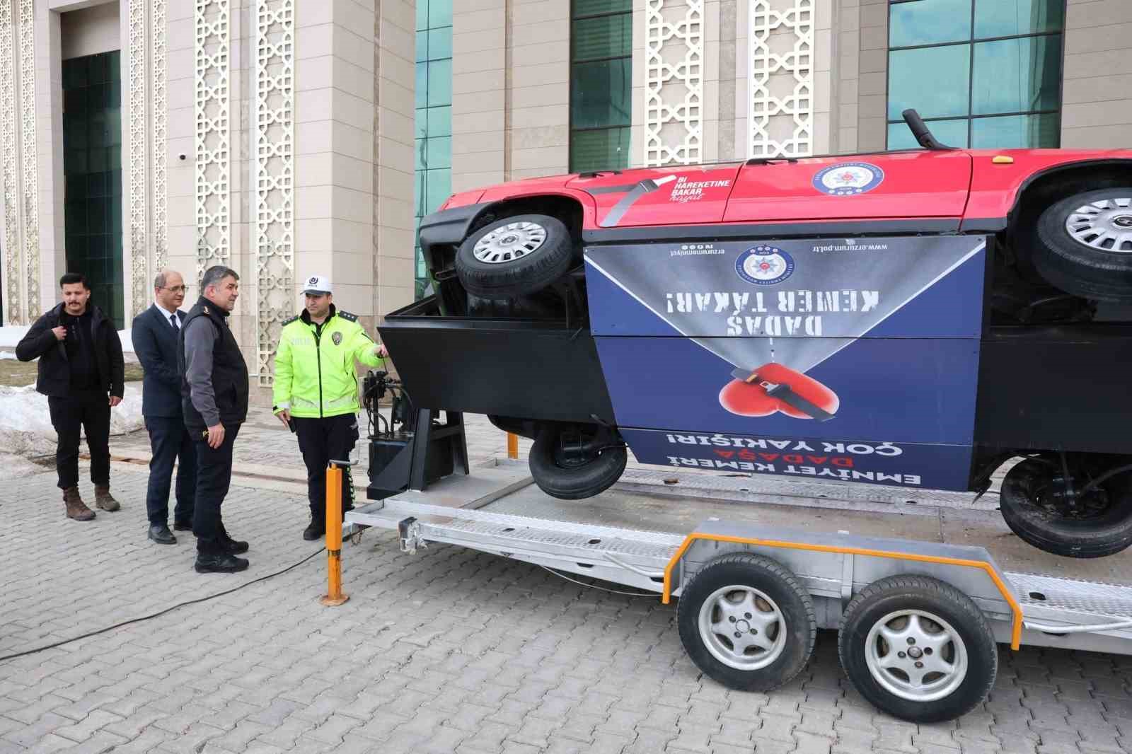 Simülasyon aracıyla emniyet kemeri kullanımının önemi anlatılacak
