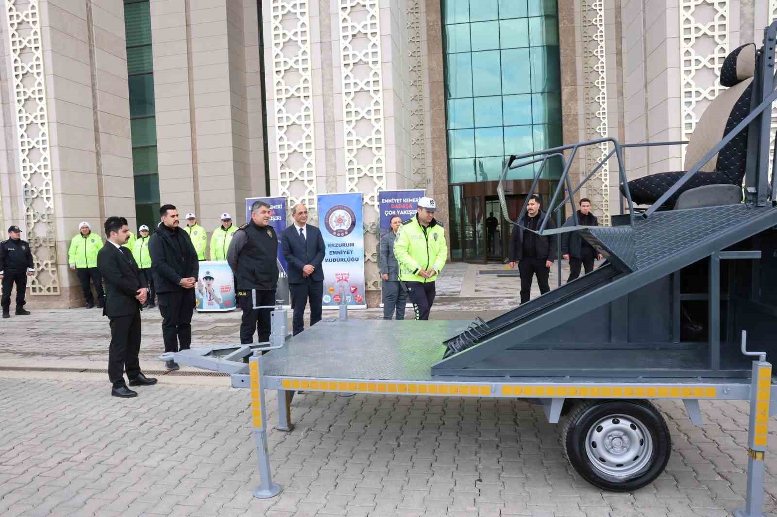 Simülasyon aracıyla emniyet kemeri kullanımının önemi anlatılacak
