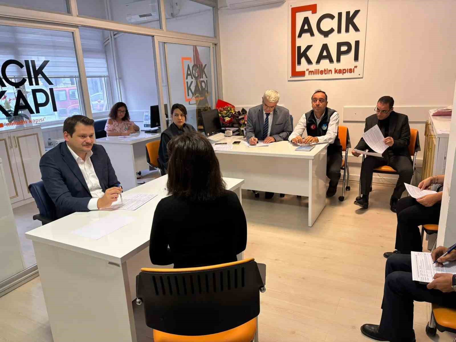 Sinop Valiliği "Açık Kapı" verilerini paylaştı
