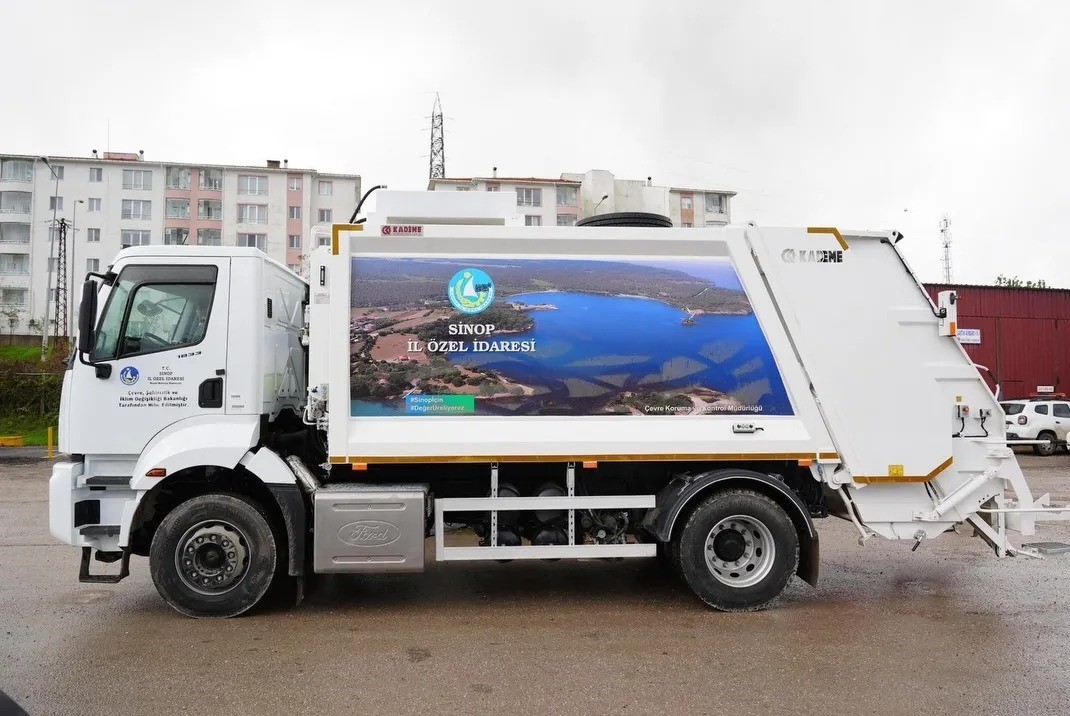 Sinop’ta 14 bin 412 ton evsel katı atık toplandı
