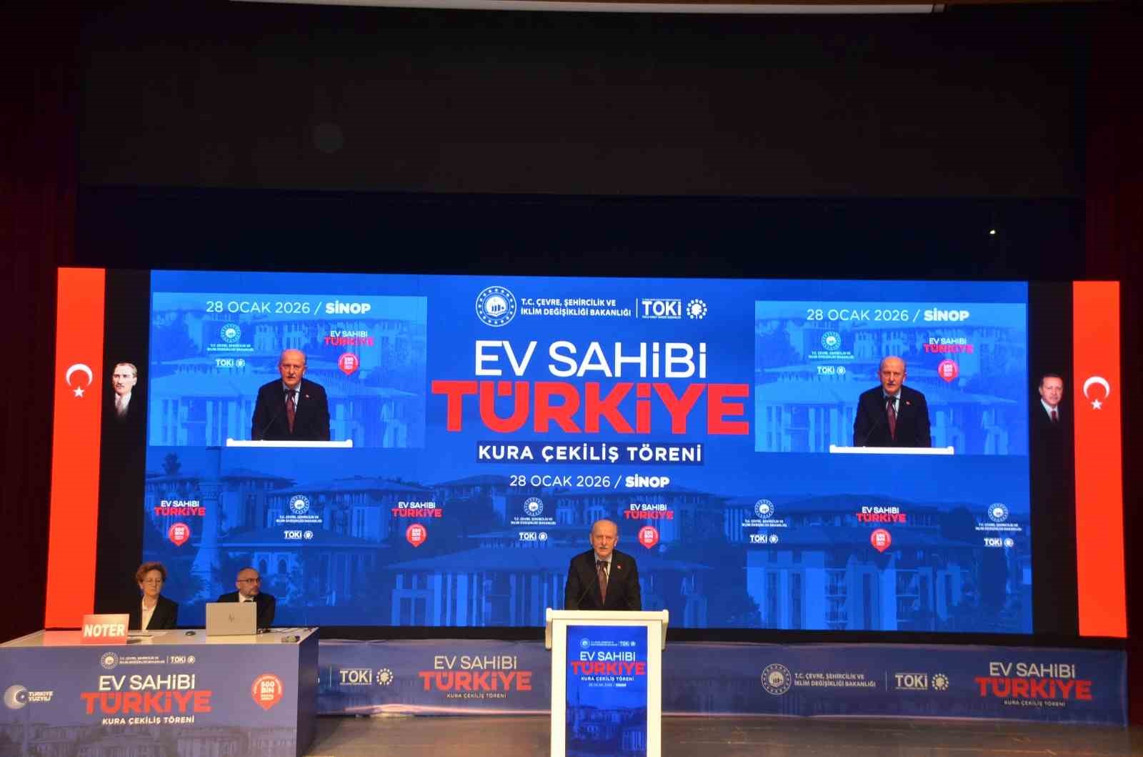 Sinop’ta 947 konutun hak sahipleri belirlendi
