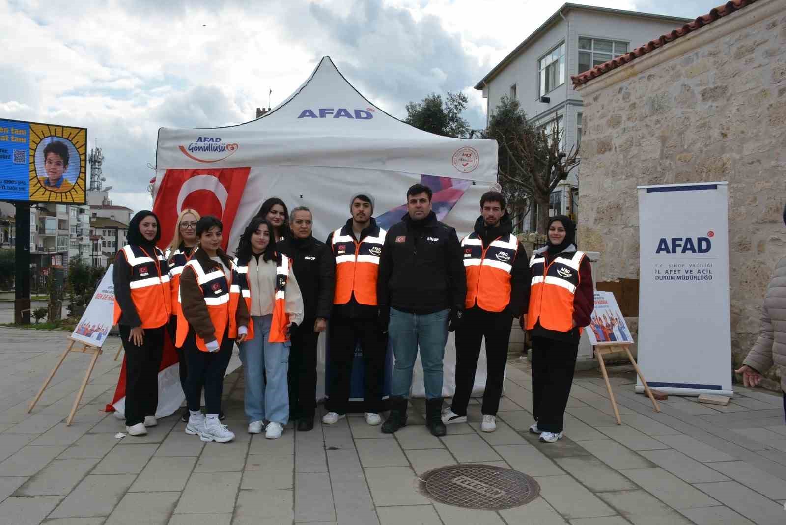 Sinop’ta afet bilinci seferberliği
