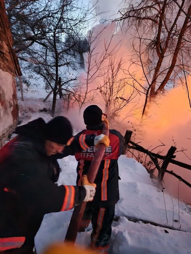 Sinop’ta ahır yangını: 9 büyükbaş hayvan telef oldu
