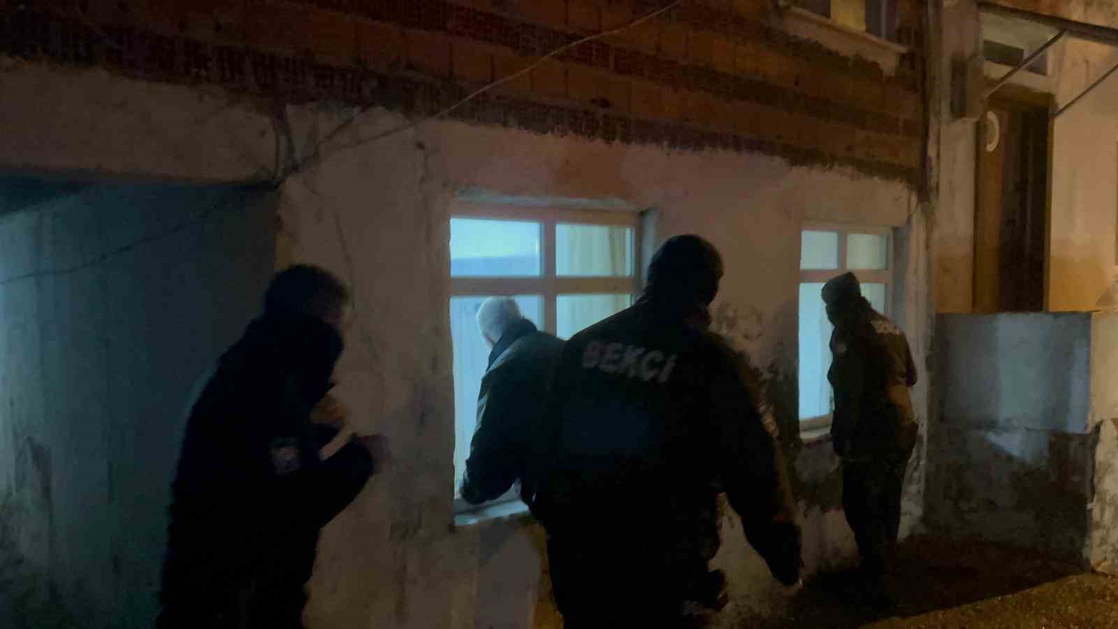 Sinop’ta baca yangını
