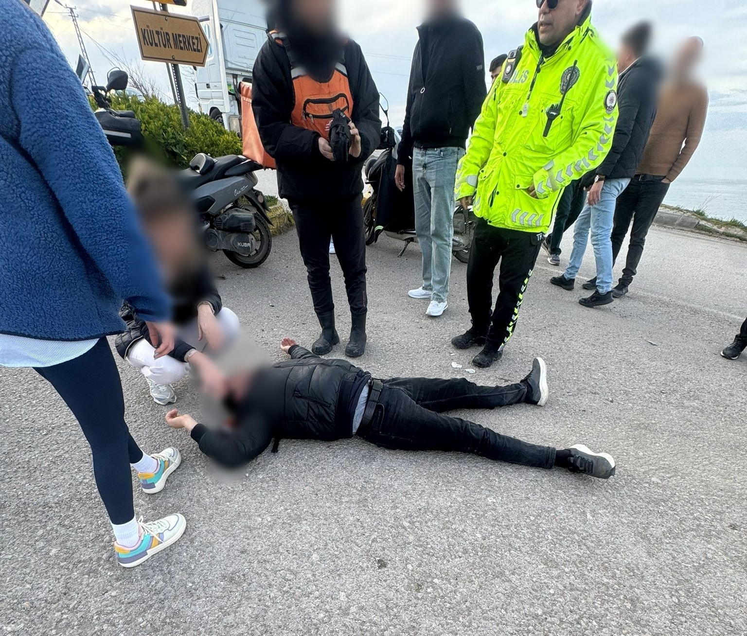 Sinop’ta hatalı sollama kazaya neden oldu: 1 yaralı
