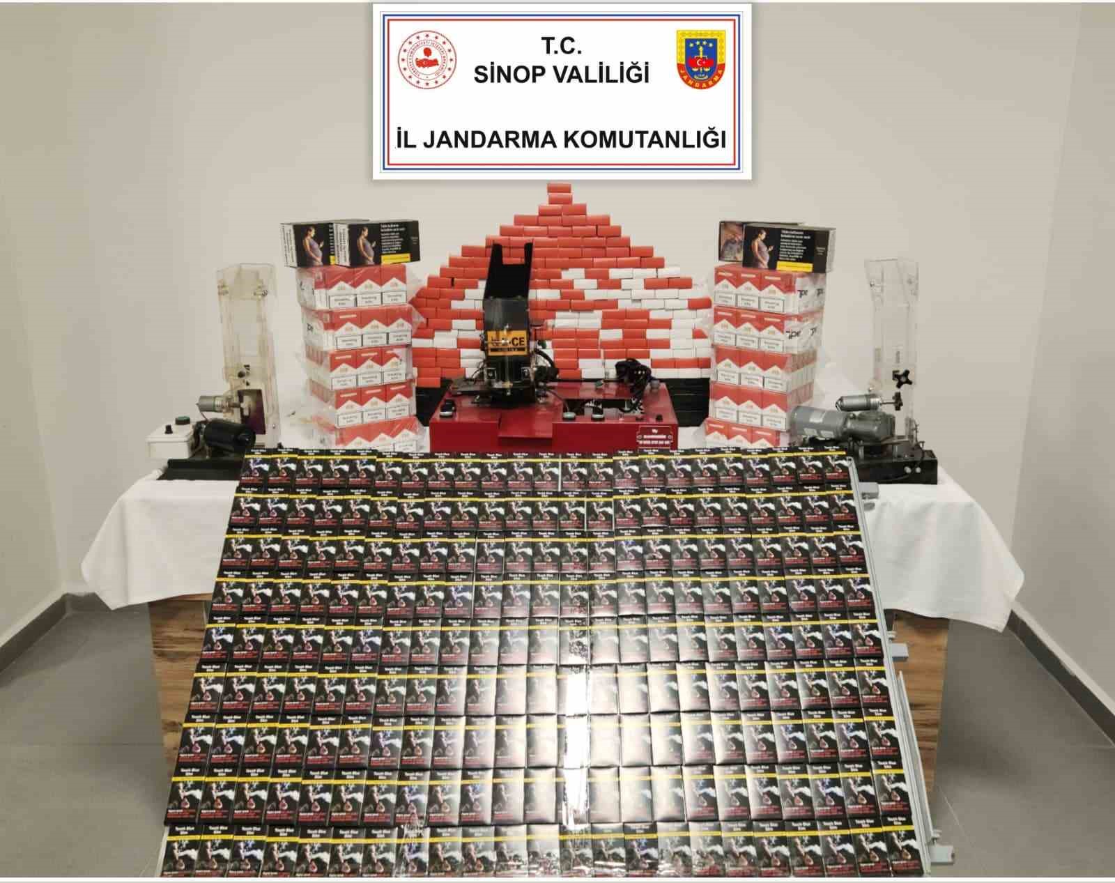 Sinop’ta kaçak tütün operasyonu: 1 gözaltı
