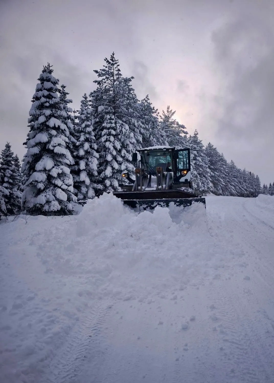 Sinop’ta karla mücadele: 4 bin km yol açıldı
