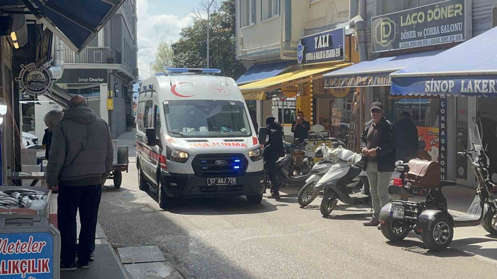 Sinop’ta mutfak yangını
