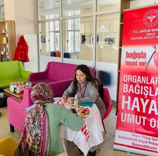 Sinop’ta organ bağışı bilinci kampüste anlatıldı
