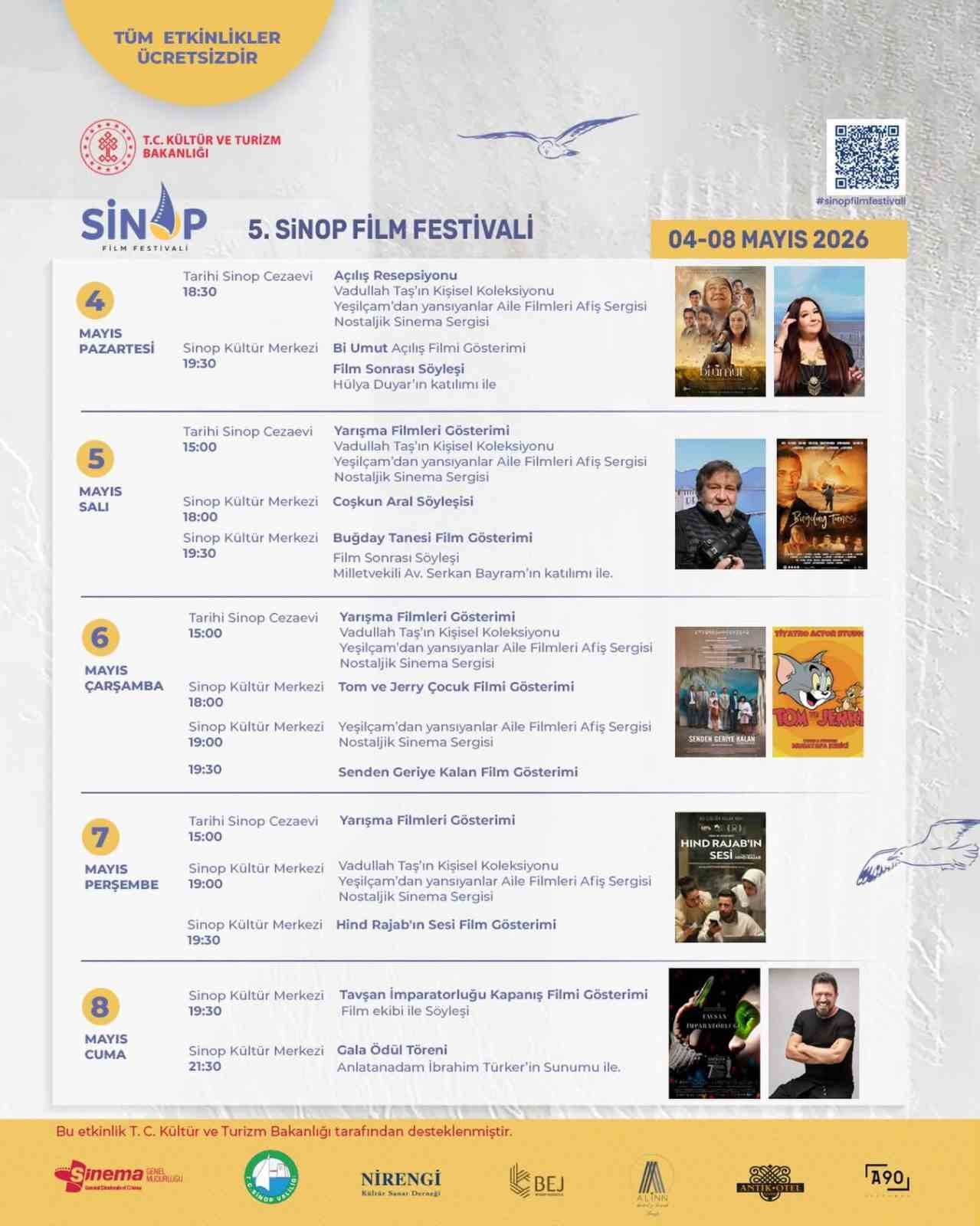 Sinop’ta sinema şöleni: 5. Film Festivali perdelerini açıyor
