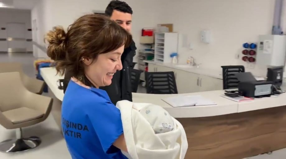 Sinop’ta yeni yılın ilk bebeği
