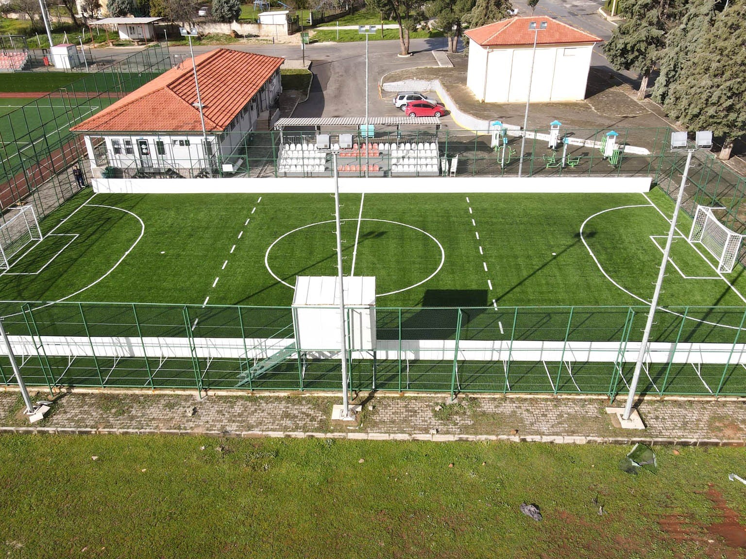 Şirinköy Görme Engelliler Futbol Sahası yenilendi
