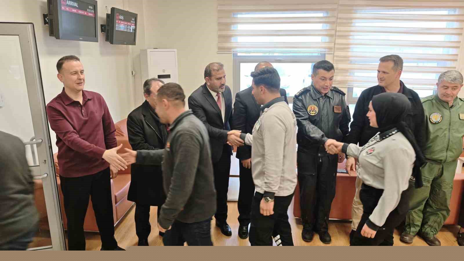 Şırnak Şerafettin Elçi Havalimanında bayramlaşma töreni
