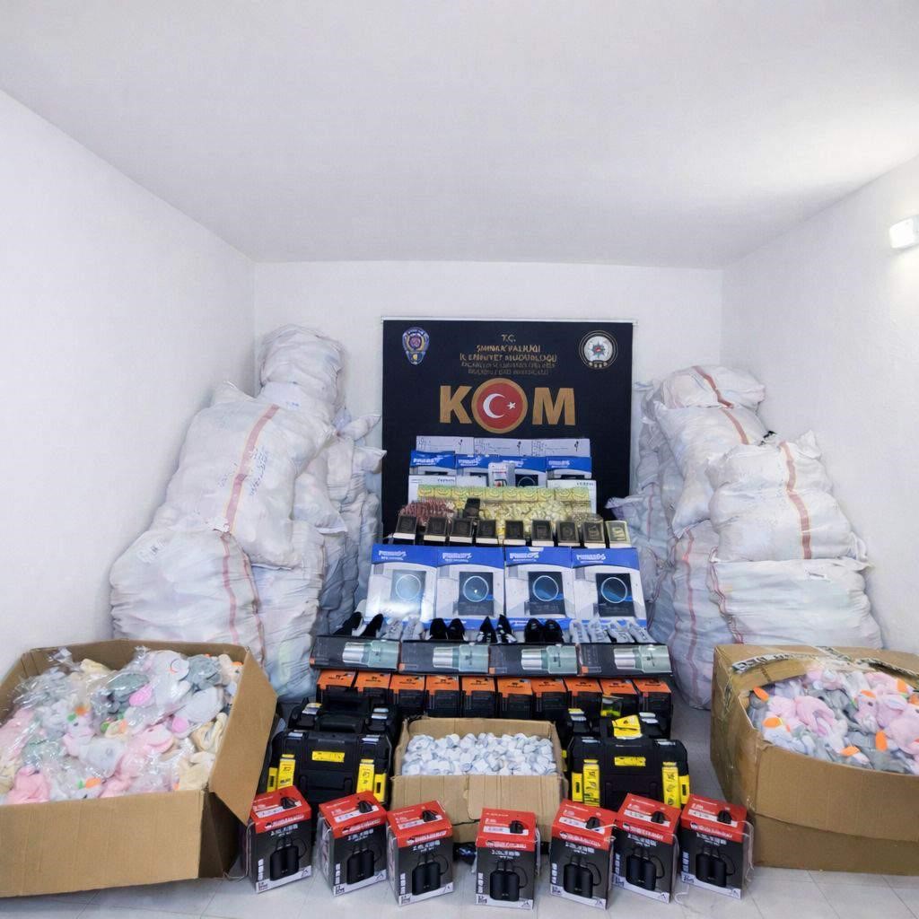 Şırnak’ta 17,8 milyonluk kaçak ürün ele geçirildi: 10 tutuklama
