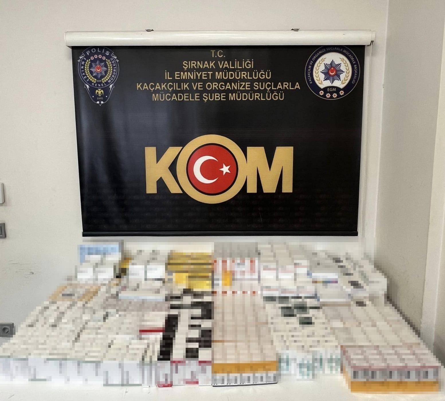 Şırnak’ta 6 milyon liralık kaçak malzeme ele geçirildi
Şırnak’ta 6 milyon liralık kaçak malzeme ele geçirildi