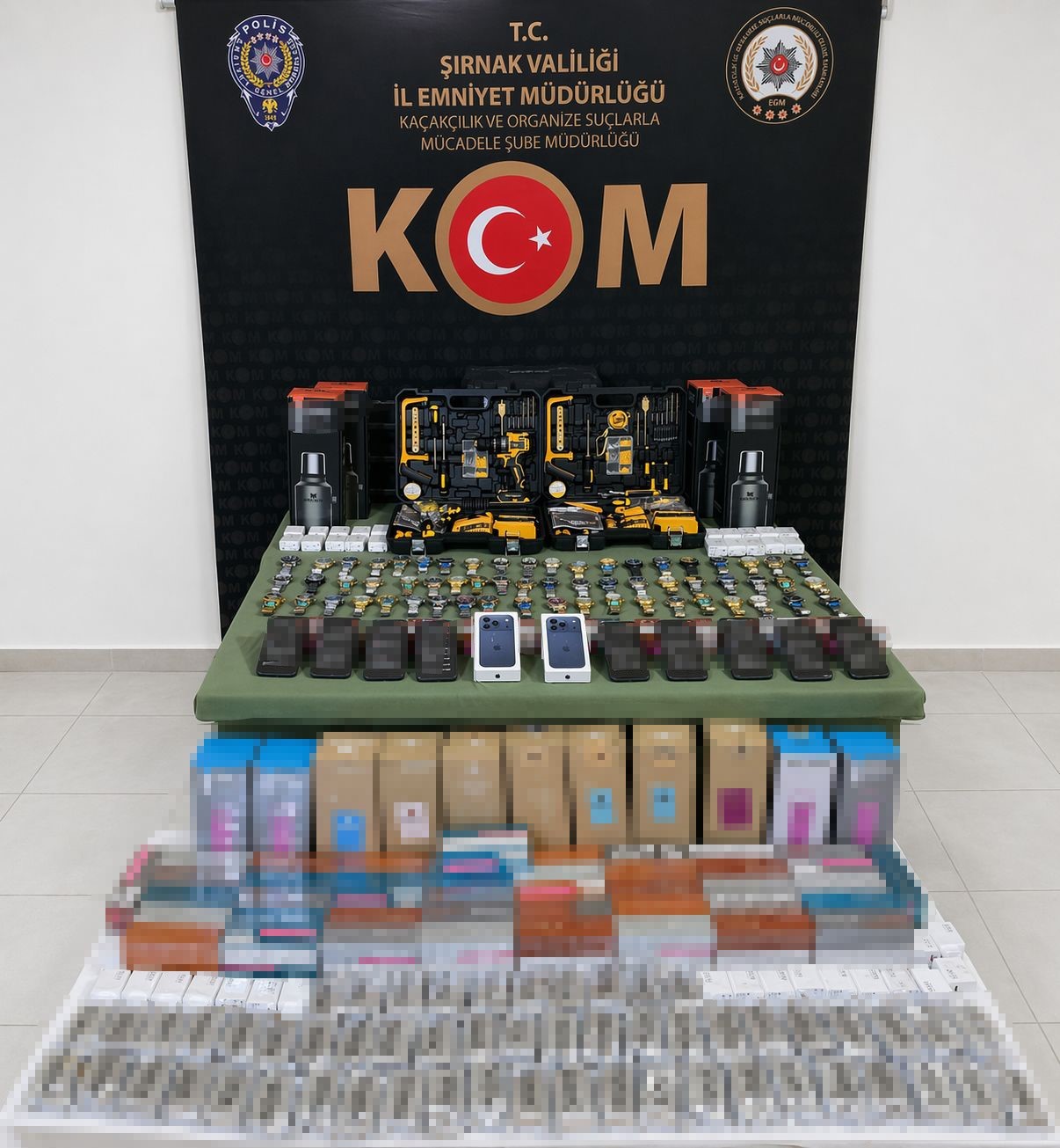 Şırnak’ta dev operasyon: 610 milyon liralık kaçakçılık darbesi
