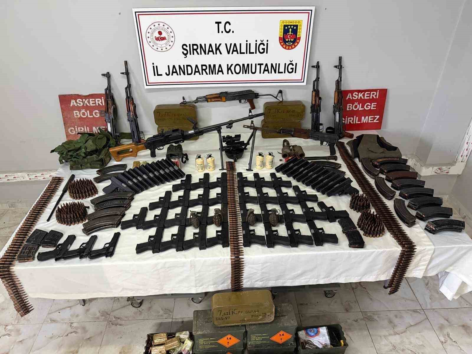 Şırnak’ta jandarma ekipleri cephanelik ele geçirdi: 20 tutuklama
