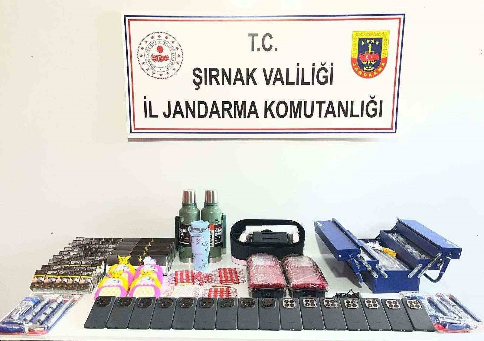 Şırnak’ta jandarmadan asayiş, kaçakçılık ve narkotik operasyonu
