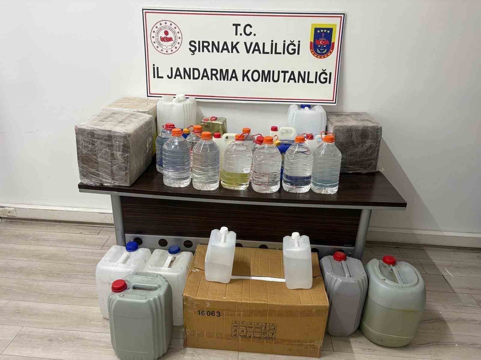 Şırnak’ta jandarmadan asayiş, kaçakçılık ve narkotik operasyonu
